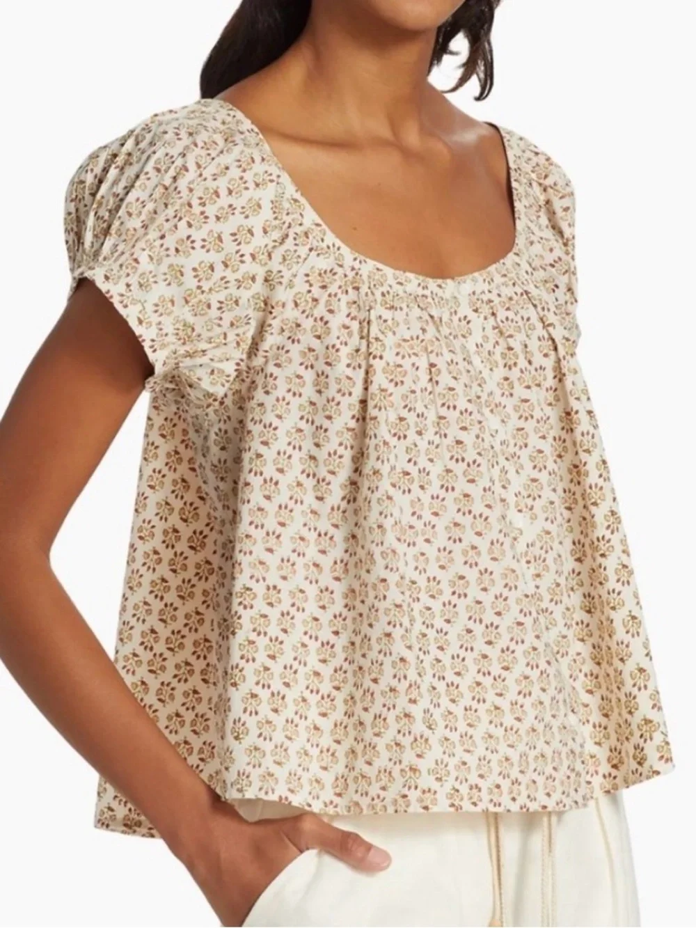 Doen Joyce Top Elderberry Floral